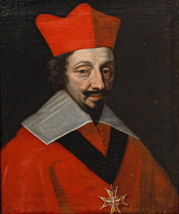 Philippe de Champagne (1602 – 1674), Seguace di - Ritratto del Cardinale Richelieu