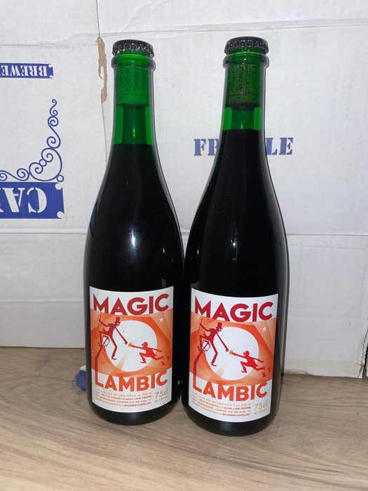 Cantillon - Magische Lambiek 2018 & 2022 - 75cl -  2 flessen 