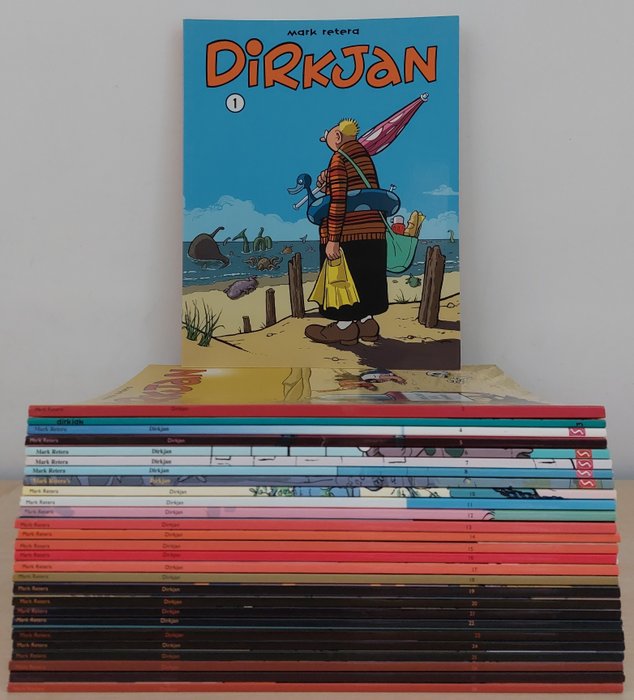 Dirkjan - Nr. 1 t/m 28 - Opeenvolgende Reeks - 28 Album - 第一版/重印 - 2002/2022