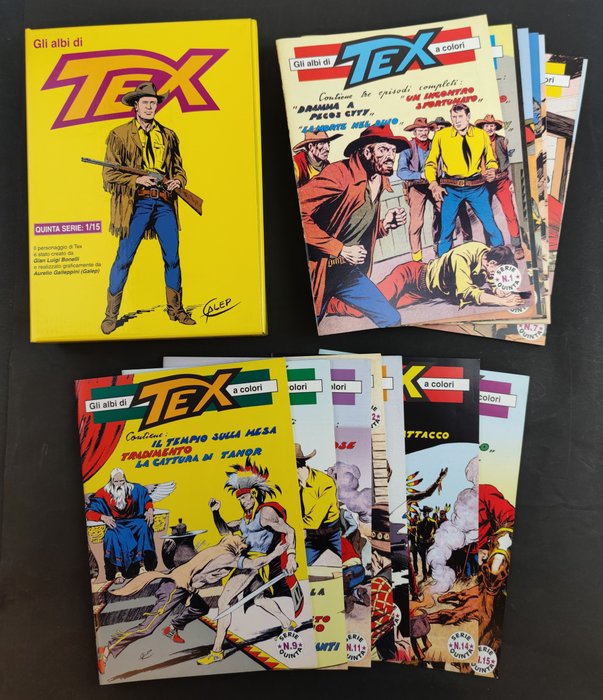 Gli Albi di Tex a Colori - Quinta Serie Completa - 1 Box-Set - 2001/2002