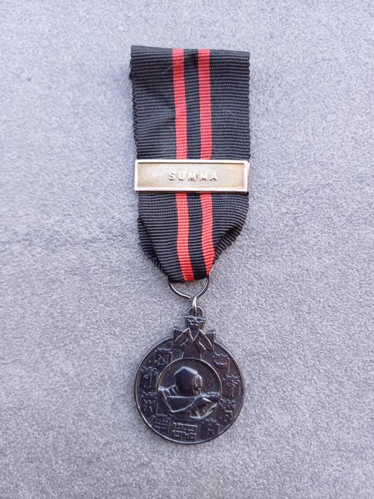 Finnland - Medaille - Guerra d'inverno con barretta Summa - 1940