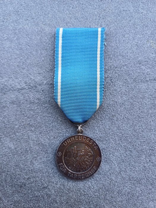 芬蘭 - 獎牌 - Al Valore 1° classe argento ordine della libertà - 1941