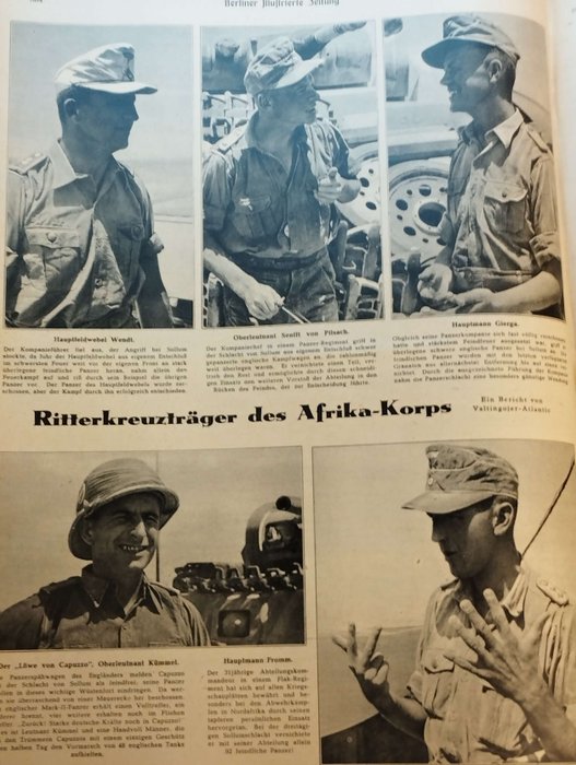 - - 51 Illustrierte Kriegszeitungen, Berlin - Wehrmachtberichte.Rommel,Afrika,Ostfront - 1942-1941
