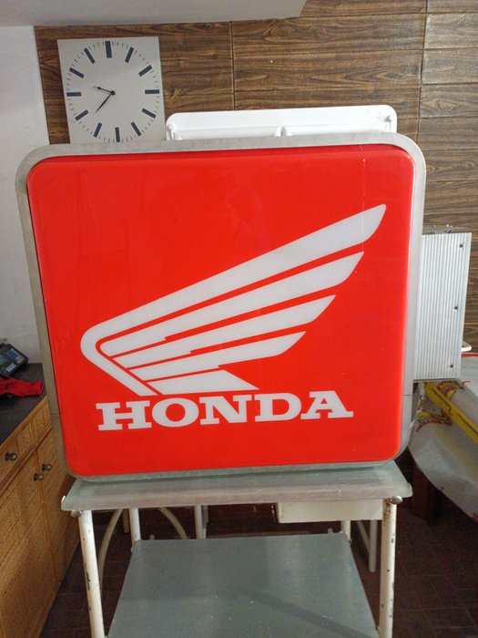 Zeichen - Honda - Insegna Luminosa Bifacciale Anni 80/90