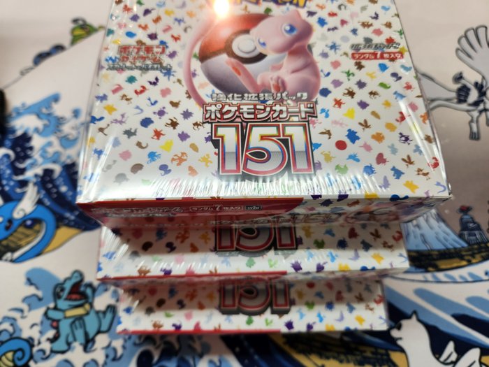 Pokémon - 3 Booster box - Pokemon Card Scarlet & Violet Pokemon Card 151 Booster Box sv2a Japanese