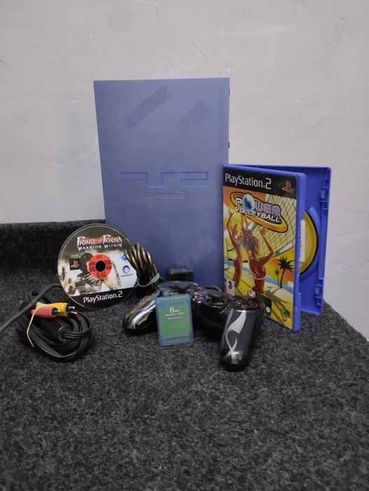 Sony - Playstation 2 (PS2) SCPH-50004 + games - Videospielkonsole