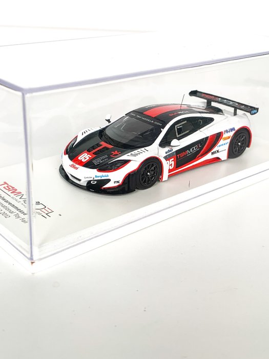 TrueScale Miniatures 1:43 - Coche de carreras a escala - TSM Model 1/43 McLaren MP4-12C Nurnberg Spielwarenmesse 2012