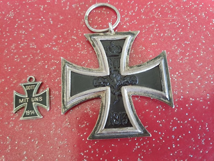 Tyskland - Medalje - EK2 ww1 and pendant