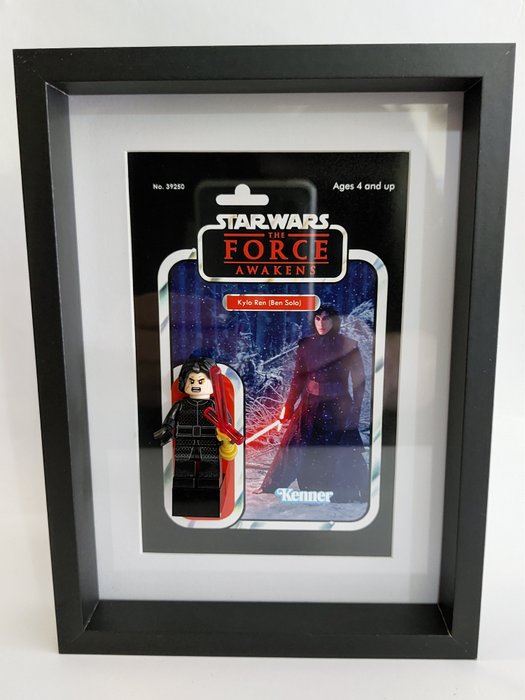 Lego - Star Wars - Exclusive Kylo Ren Frame -  Action Figure Style Custom Item on Lego parts - 2010-2020