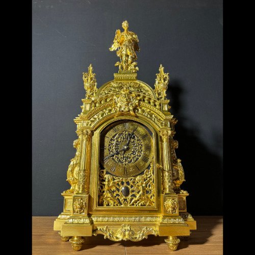 Floor clock -  Antique Gilt bronze - 1850-1900