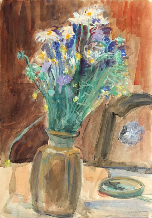 Raoul Pouillat (1902-1990) - Bouquet de marguerites