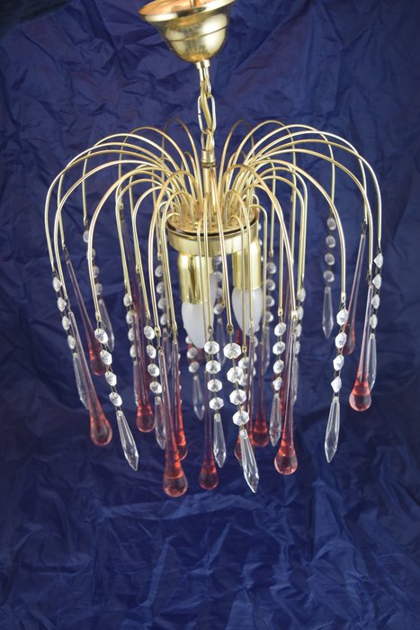 枝形吊燈 - 玻璃, 金屬