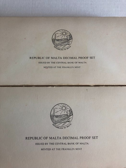 Malta. Proof Set 1981/1982 (2 sets)  (Utan reservationspris)