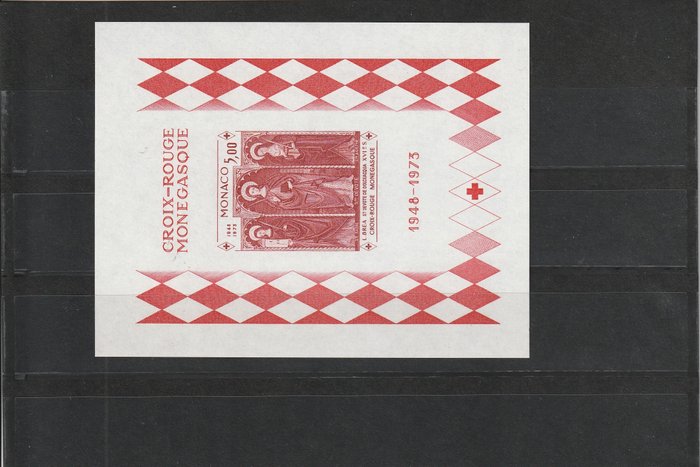 摩纳哥 1973 - 红十字区 - Yvert blok 7a