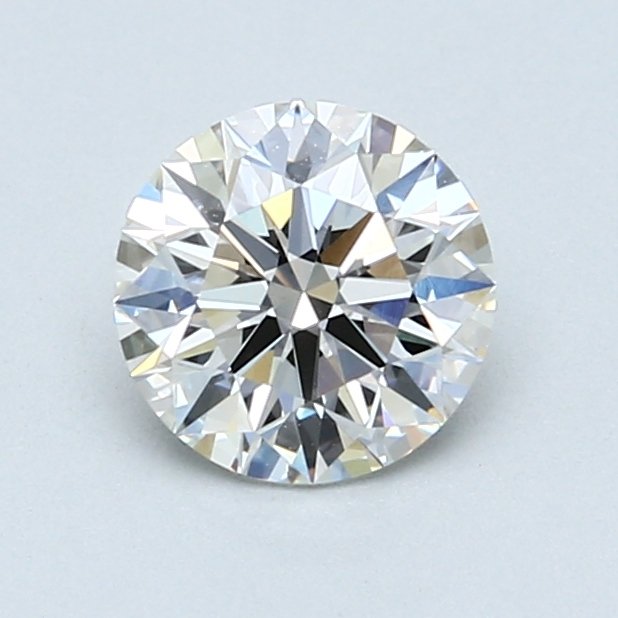 1 pcs Diamante - 1.02 ct - Redondo, Brilhante - H - VVS1