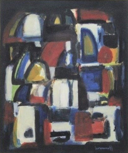 Joop Kropff (1892-1979) - "Abstracte compositie"