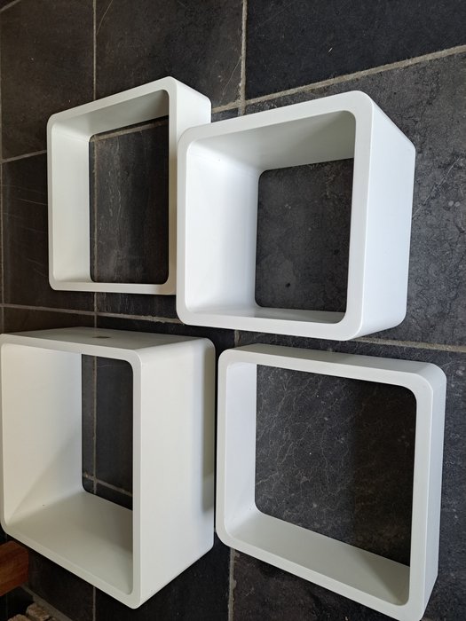 boltze - Wall shelf unit (4) - cube elements - Wood