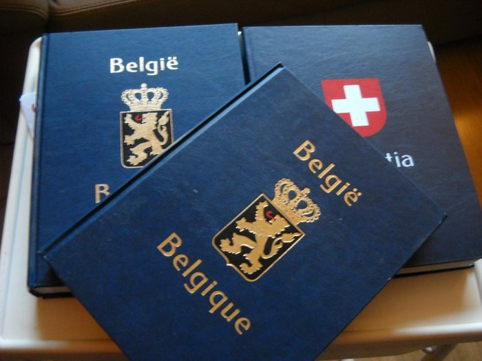 Belgia  - 3 bardzo piękne segregatory Davo Be&Ch jak nowe***
