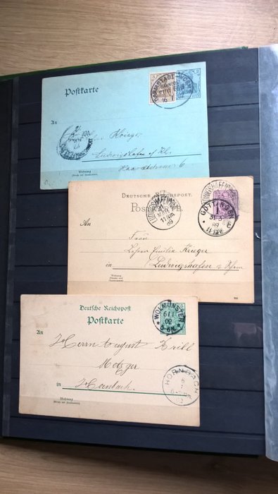 Deutschland - Postkartenalbum (156) - 1889-1944