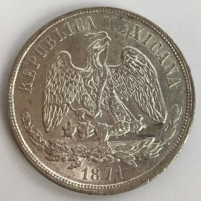 Messico. 1 Peso 1871