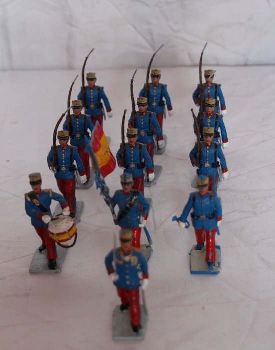 Reamsa - Soldat de jucărie Desfile de Guardia Real Alfonso XIII - 1960-1970 - Spania
