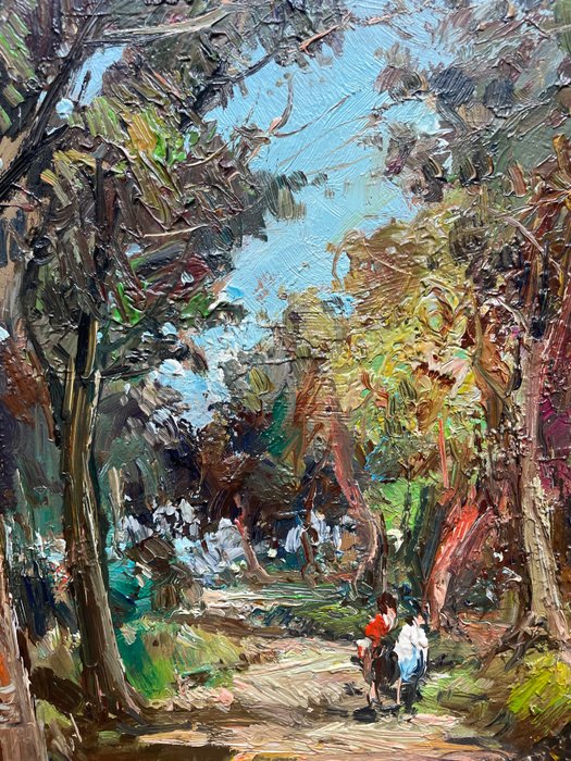 Ciro Canzanella (1948) - Paesaggio boschivo