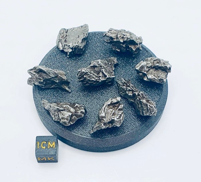 Campo del Cielo meteorite Vasmeteorit - Magasság: 20 mm - Szélesség: 10 mm - 61.73 g - (8)