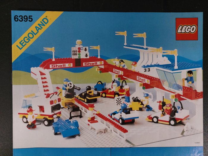 Lego - Classic Town - 6395 - Victory Lap Raceway - 1970-1980