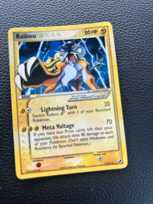 Pokémon Card - Raikoi Gold Star