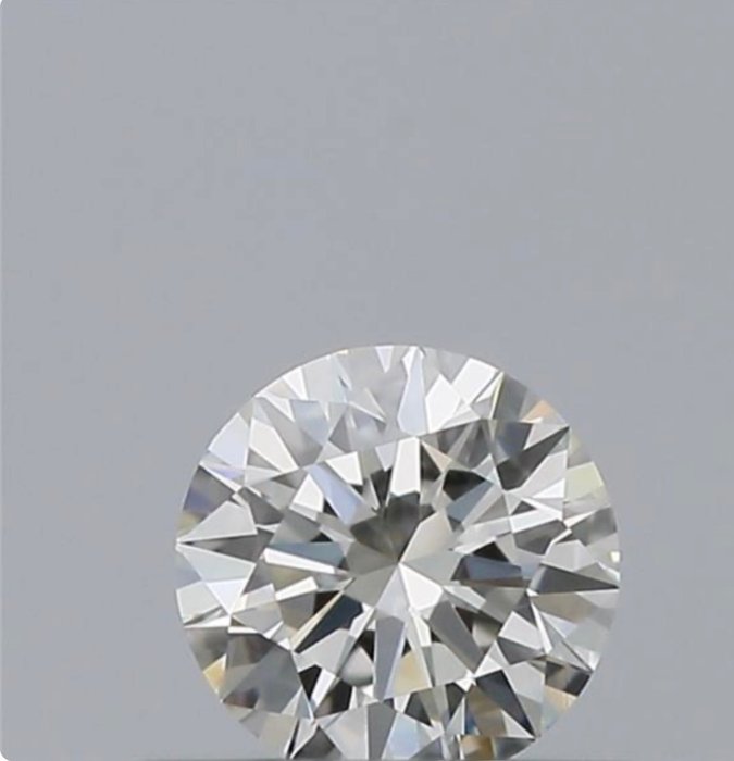 Diamant - 0.30 ct - Briliant, Rotund - H - VVS1, Ex Ex Ex