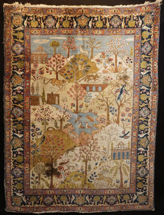 antiker täbriz Iran - Teppich - 187 cm - 140 cm