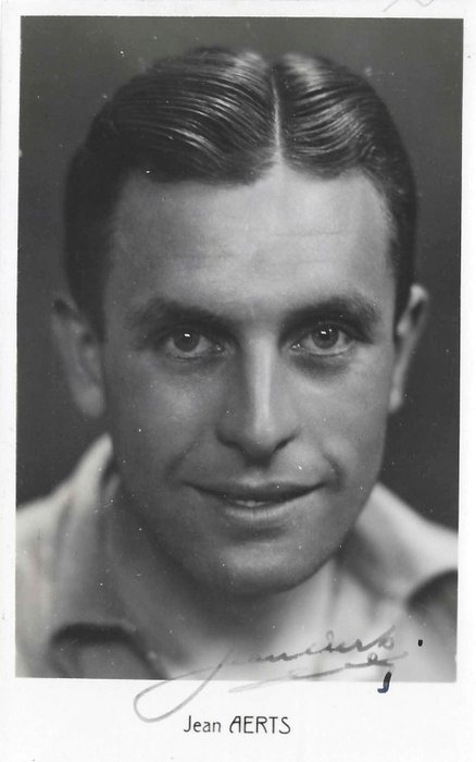 Signed Card - JEAN AERTS, World Champion 1935