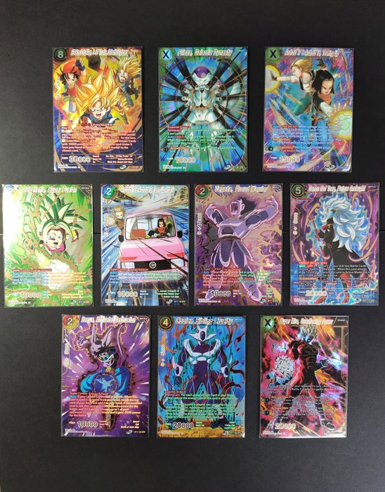 Bandai - Dragon Ball Super card Game Card - BT17 - Ultimate Squad - Lot 10x SPR Special Rare