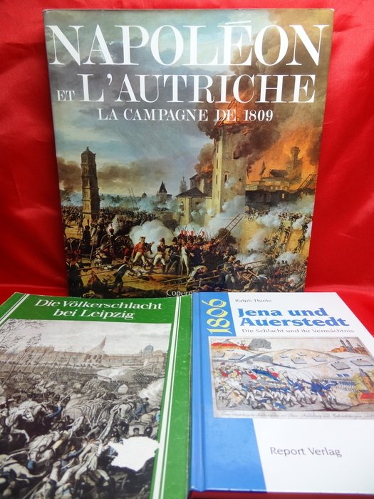 Jean Tranié - JC Carmigniani - Lotto guerre Napoleoniche composto da 3 libri con totali 413 pagine e 495 illustrazioni - 1979-1996