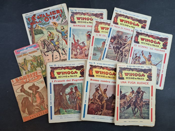 Winoga - Serie Completa + Albi Vari - 35 Comic - Erstausgabe - 1937/1945