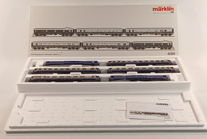 Märklin H0 - 42283 - Model train passenger carriage set (1) - Rheingold Sep - DRG