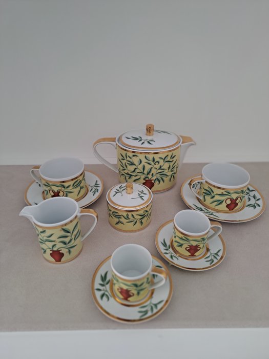 Rosenthal, Bulgari - 咖啡杯具組 (7) - Itaca - 瓷器
