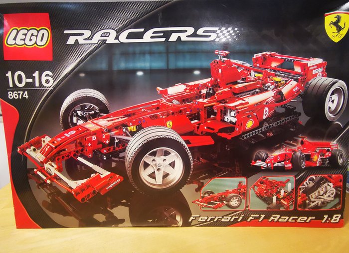 Lego - Racers - Lego Racers 8674 Ferrari F1 Racer 2006