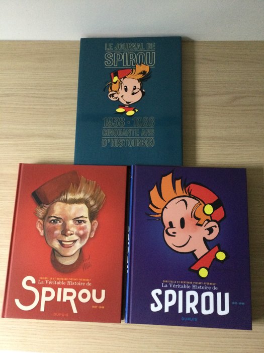 Spirou - 3x C - 3 Album - Pierwsze Wydanie - 1988/2016