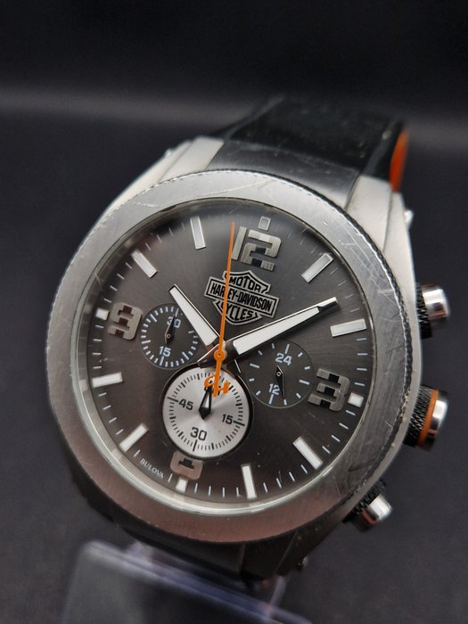 Watch - Harley-Davidson - Harley Davison chronograph wristwatch by Bulova