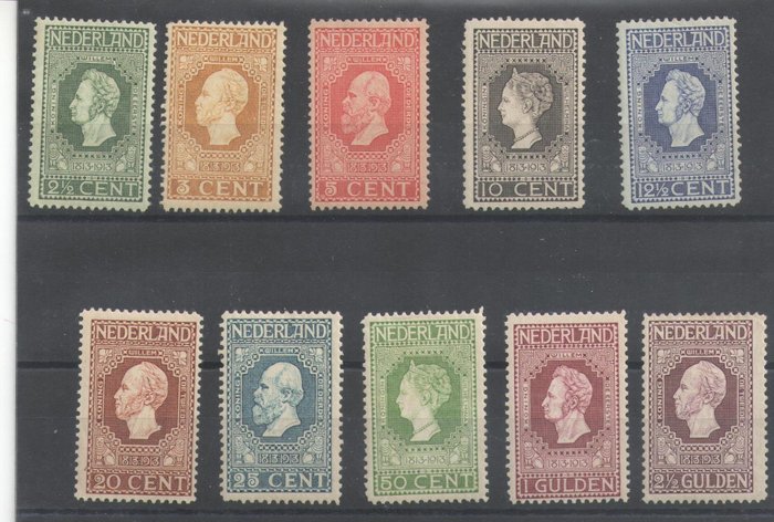 Olanda 1913 - Independenţă - NVPH 90/99