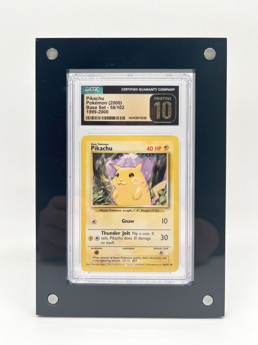 The Pokémon Company - Graded card - Pikachu - Base Set - 2000 - CGC Pristine