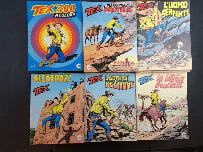 Tex Gigante nn. 300/399 - 100 Comic - 第一版 - 1985/1994