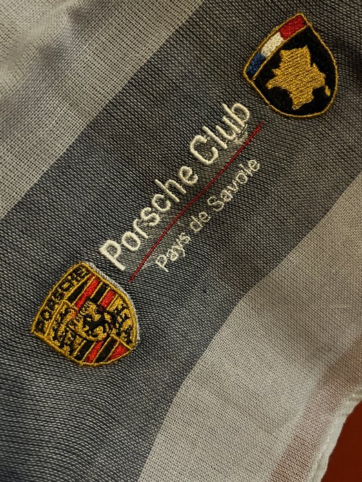 原廠 Porsche Club pays de savoie 圍巾 披肩 圍巾 sjaal - Porsche