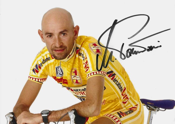 Signed Photo - MARCO PANTANI,  Winner Giro and Tour de France 1998
