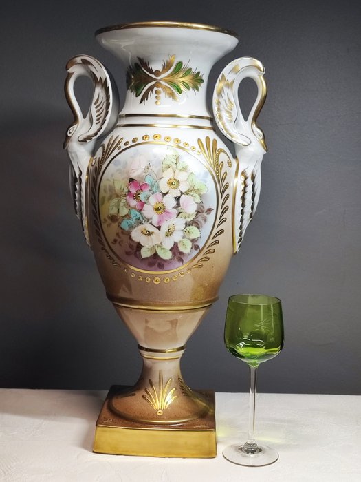 Limoges, Ribes - 柱狀花瓶  - 瓷