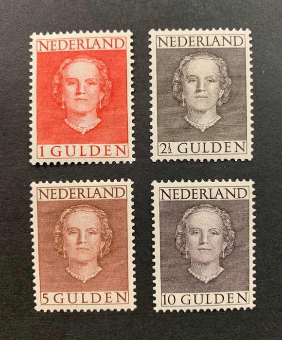 Ολλανδία  - Queen Juliana "En face" - NVPH 534/537