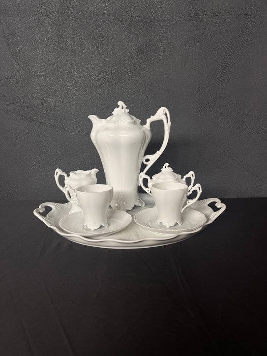 Konigl. pr. Tettau - Daphne - 整套咖啡杯具 (8) - 瓷器