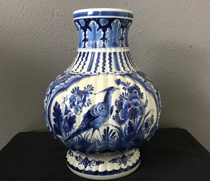 De Porceleyne Fles, Delft - Vase  - Töpferware