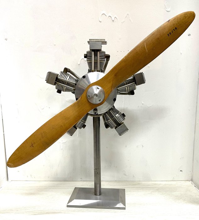 Miniatura de máquinas - modelo em escala cinco motor a vapor máquina voadora